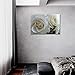 First Wall Art - Huge Roses in Pure White Wall Art Painting Pictures Print On Canvas Flower The Picture for Home Modern Decoration