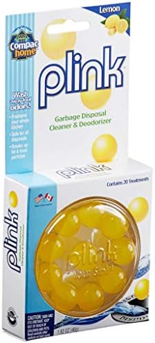 Compac Plink Garbage Disposal Cleaner and Deodorizer, Air Fresheners for Disposal, Lemon Scent, 20 Count Compac Plink Garbage Disposal Cleaner and Deodorizer, Air Fresheners for Disposal, Lemon Scent, 20 Count