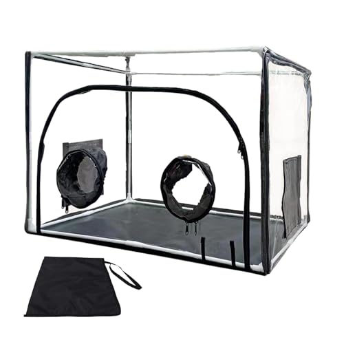 Gwtdtoad Chambre de Fructification des Champignons, Tente de Culture de Champignons, Boîte de Culture de Chambre de Fructification pour Champignons, Mycology Still Air Box, hotte, Sacs de Culture de