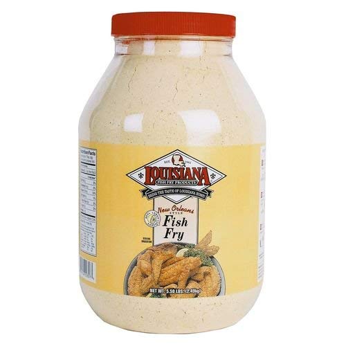 LOUISIANA Fish Fry Products New Orleans Style Fish Fry with Lemon 1 Gallon (5.50 lbs) - SET OF 2