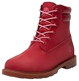 Timberland Women's Linden Woods 6-Inch Waterproof Boot, Dark Red Nubuck, 9.5 Medium