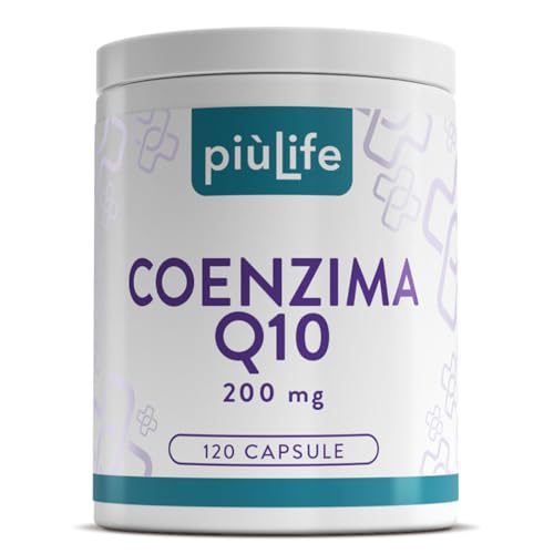 Coenzima Q10 200mg PiùLife – 1 al giorno – CoQ10 da...