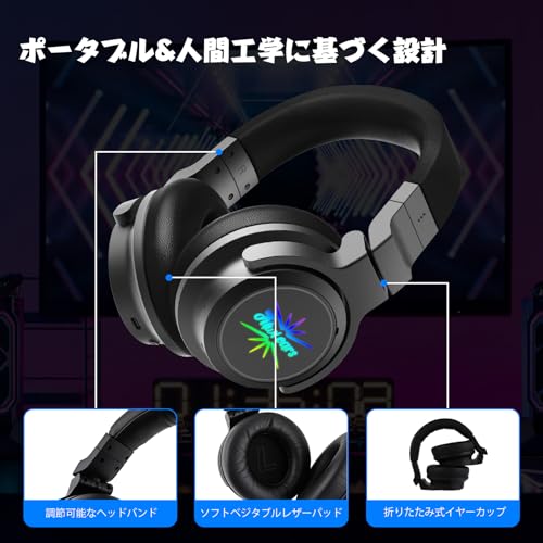 Linsoul Kiwi Ears Aventusワイヤレス同軸ドライバーが搭載するDJとゲーミングヘッドホン DJとゲーマーのために設計された リファレンス・チューニング・シグネチャー アクティブ・ノイズ・キャンセリング（ANC）人間工学に基づいたデザインされたハイエンド中華製ヘッドセット
