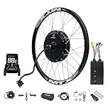 ESOULBIKE 72V 3000W E-bike Conversion Kit for All Bicycles - Rear Wheel Hub Motor Electric Bike Set with Controller, Display (26 inch)