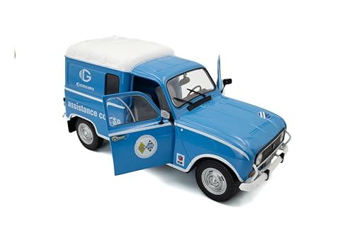 Modelo Renault 4LF4 Gordini Azul 1:18 Solido miniatura 3