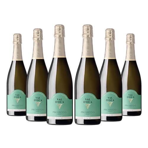 6 PROSECCO Spumante ARGENTO Val D'oca 75 cl