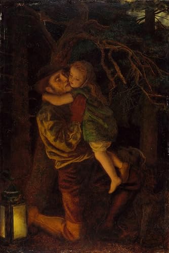Tableaux Peinture sur Toile L'enfant Perdu 60x90cm Déco Chambre