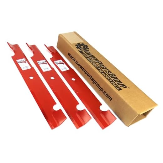 MowerPartsGroup Bad Boy Zero Turn Mower 54'' Deck Blades - Fits MZ Magnum, ZT, Outlaw 54''