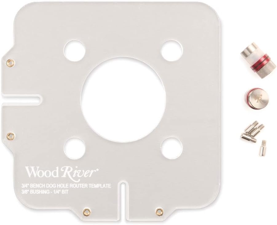 3/4" Bench Dog Hole Router Template