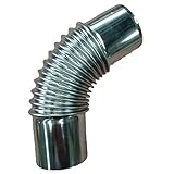 [ Mt.SUMI (マウントスミ)] 薪ストーブ 煙突 58φ 80φ / アウトドア キャンプ 野外 テント 58φ 80φ 延長 交換 追加 (エルボ(45°), 58φ)