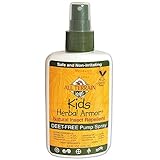 All Terrain Kids Herbal Armor Natural, DEET-FREE Insect Repellent, Pump Spray, 4 Ounce