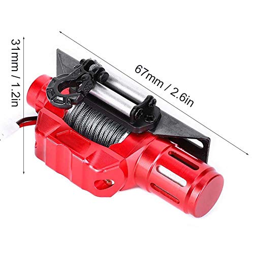 RC auto lier, aluminium RC Crawler lier simulatie elektrische lier compatibel met TRX4 1/10 RC modellen - Image 3