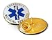 2-Piece Emergency Medical Technician & EMT Lapel or Hat Pin & Tie Tack Set with Clutch Back by Novel Merk