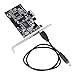 PCI E Controller Card, PCI E PCI Express FireWire 1394a IEEE 1394 Controller Card with Firewire Cable, 800Mbps Speed, Support for Firewire 800