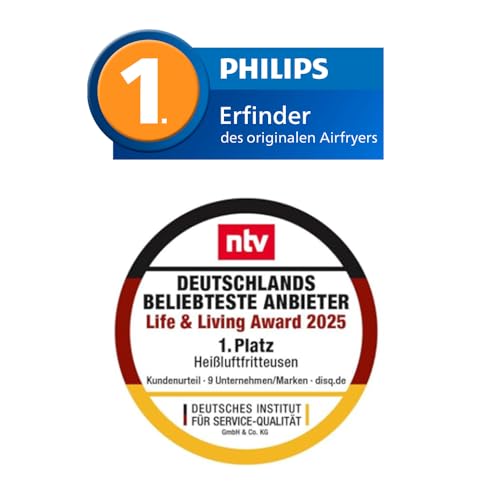 Philips Stacked Airfryer 4000 Serie Heißluftfritteuse, Schwarz/Grau, 10 L – Ansicht 3