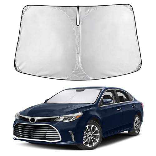 Image of EcoNour Windshield Sunshade Compatible for Toyota Avalon 2013-2016 2017 2018, Sun Visor for Front Windshield & Window Sun Shade Cover, UV Heat Blocker & Protector, Car Accessories