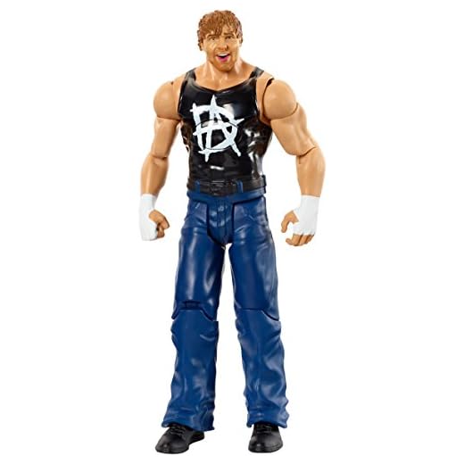 WWE- Figura y Accesorio Tough Talkers Dean Ambrose (Mattel Spain DXG86)
