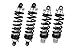 Aldan Dodge Viper Gen 2 (1996 1997 1998 1999 2000 2001) Coilover Shocks (Set of 4 - Lowering, Black)