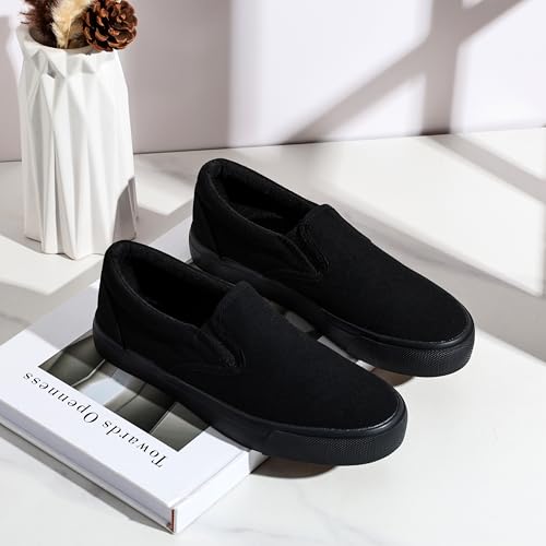 ANTLULU Slip On Canvas Shoes Fashion Sneakers Casual Loafers Shoes for Women4