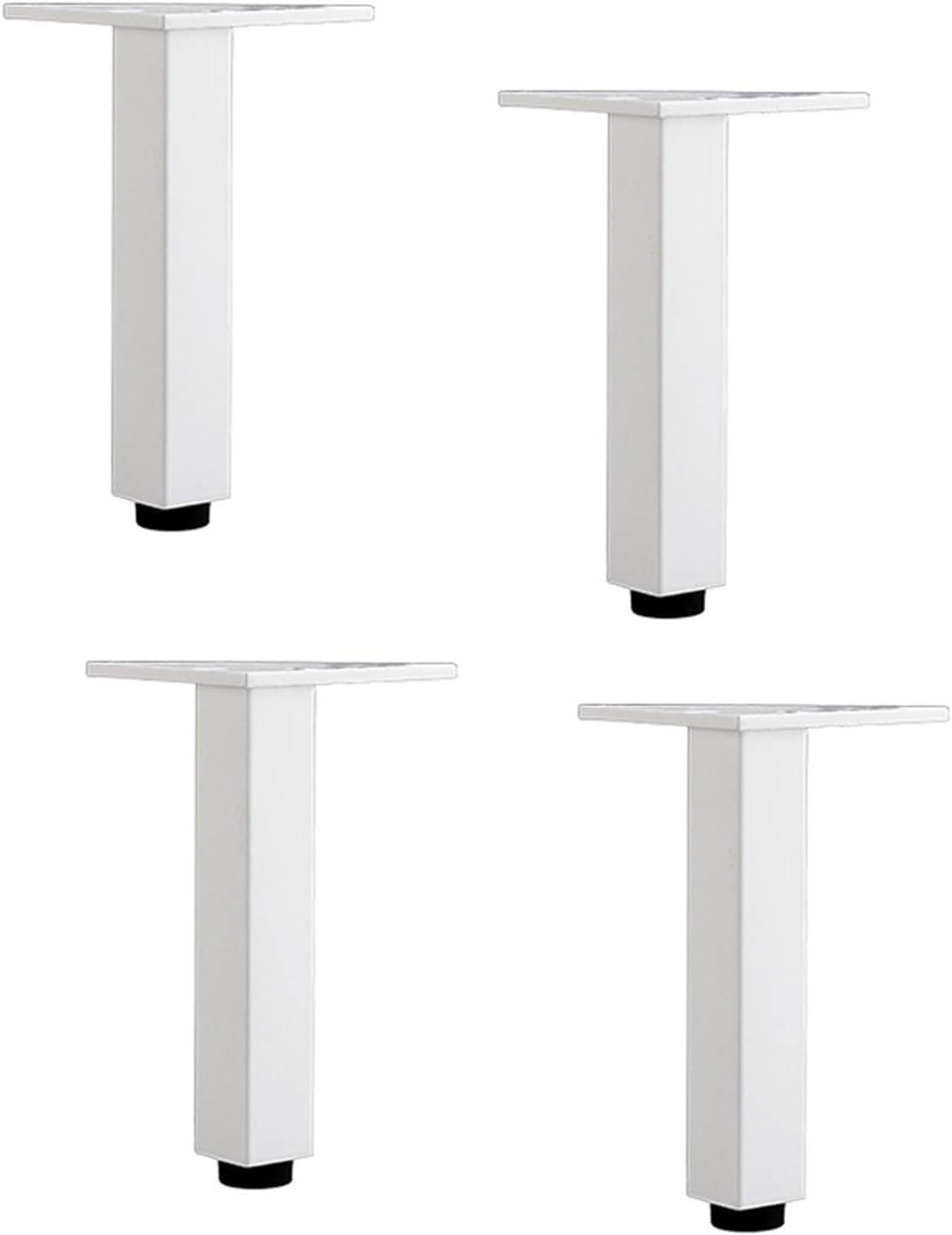 Round Replacement Sofa Ottoman Coffee Table Cabinet Furniture Legs, Adjustable Table Legs Durable Table Legs (White 12cm (4. 72in))