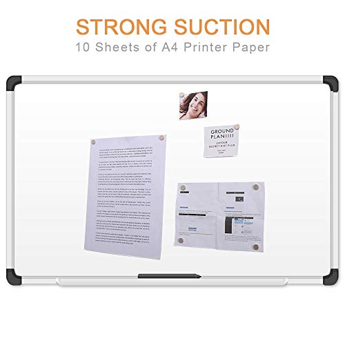 BUSATIA Magnete, 60 Stück Rund Magnets Mini Magneten für Magnettafel, Whiteboard, Magnetboard, Pinnwand, inkl. Aufbewahrungs Box (10x3 mm)