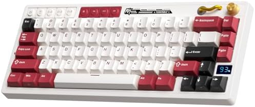 RK ROYAL KLUDGE M65 Wireless Mechanical Keyboard with Volume Knob...