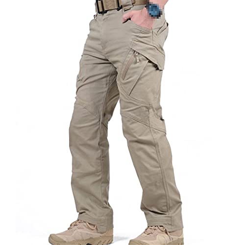 Pantalon cargo décontracté en coton extensible idéal pour la randonnée - 2