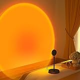 Sunset Lamp Projector Led Lamp,180 Degree Rotation Rainbow Projection Lamp, Romantic Led Light for Kids Adults, Sunset Light for Home Party Living Room Bedroom Decor - Sunset Lamp