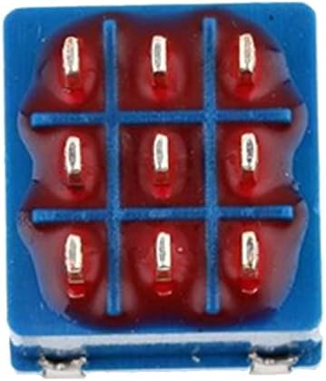 Mintice 5 X 3PDT 9 Pins Box Stomp Guitar Effect Pedal Foot Switch True Bypass Metal Blue