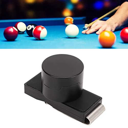 Porte-craie de billard rond DAUERHAFT compact pour éviter les taches de bleu et les craies cassées