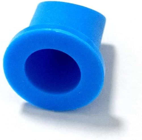 Miniatura 2 de Válvula de pico de pato de silicona azul de 10 piezas, válvula de retención unidireccional de 0.728 x 0.406 x 0.768 in para líquido y gas reflujo