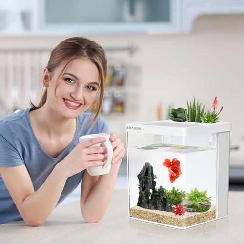 Smart Betta Fish Tank 1.5 Gallon Aquarium (White) - Image 5
