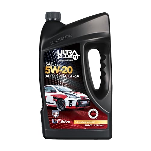 Image of SAE 5W-20 Full Synthetic Motor Oil API SP ILSAC GF-6A 5 Quart Jug