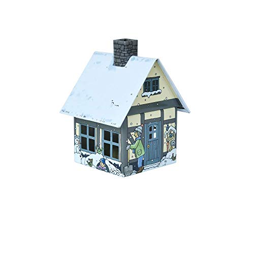 Crottendorfer - Räucherhaus Metall inkl. Räucherkerzenhalter - für...