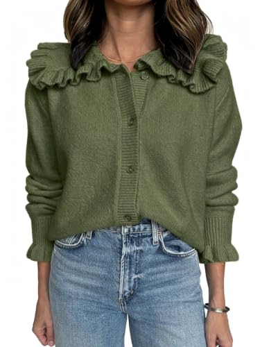 Women's Ruffle Cardigan