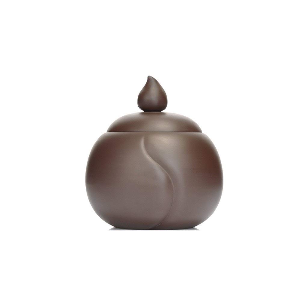 ZHAOZHAO Urns Abili Urns Adulto Bambino Adulto Pet Cremation Urn per Ashes Memorial Urn Urn Viola Sand Burial Urns At Home/B-Brown