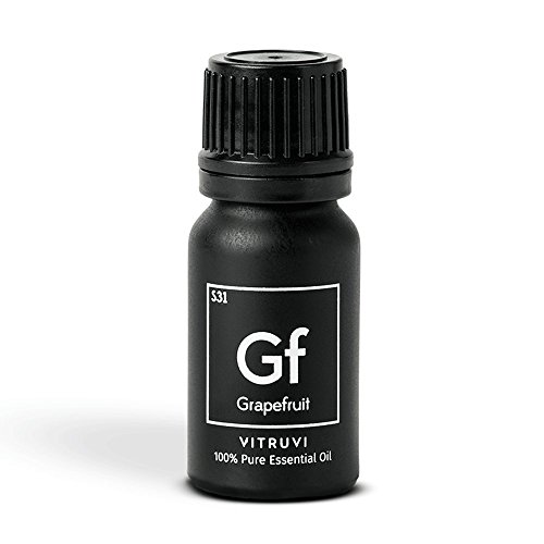 Vitruvi Grapefruit Essential Oil, 100% Pure Undiluted Premium Grade Essential Oil, All Natural (.34 oz)