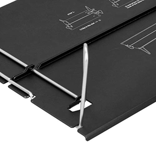 Mesa dobrável externa prática, mesa dobrável forte durável de aço inoxidável, para cozinha, casa, ac