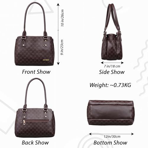Image of Keywest Women's Penguin Satchel Tote Handbag for Women | Ladies Purse | Stylish Shoulder Bag | Gift For Woman