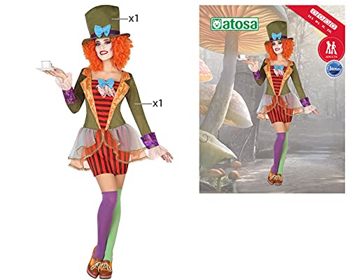 Atosa Voodoo-Puppen-Kostüm Zubehör – Damen, Mehrfarbig, Größe M-L, Für Partys & Karneval