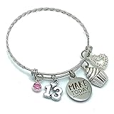 Jesse Janes Jewelry | Handmade Bracelet Birthday Gifts for13 year old Girls, Happy Birthday Gift For Girls, Teen Girls Stuff Charm Bracelet, Cool Stuff Jewelry, Official Teenager Birthday Gift