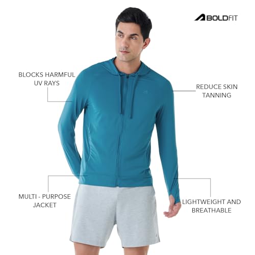 Image of Boldfit Mens BFTM4020SJacketBlueS