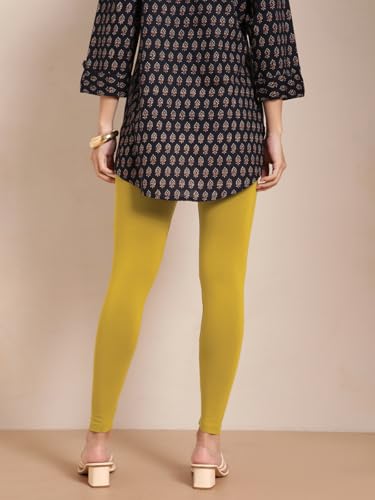 Image of TWIN BIRDS Women Viscose Ankle Leggings | Stretchable Kurti Wear Bottom