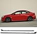 Side Skirts Compatible With 2015-2021 Subaru WRX & STI, STI CS Style ABS Black Side Extension by IKON MOTORSPORTS