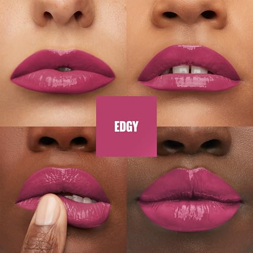 Image of MAYBELLINE Super Stay Vinyl Ink Longwear No-Budge Liquid Lipcolor Make Up, Highly Pigmented Color and Instant Shine, Edgy, 1 Count