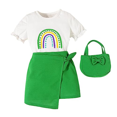 Ensemble de printemps pour fille jupe bébé haut manches courtes