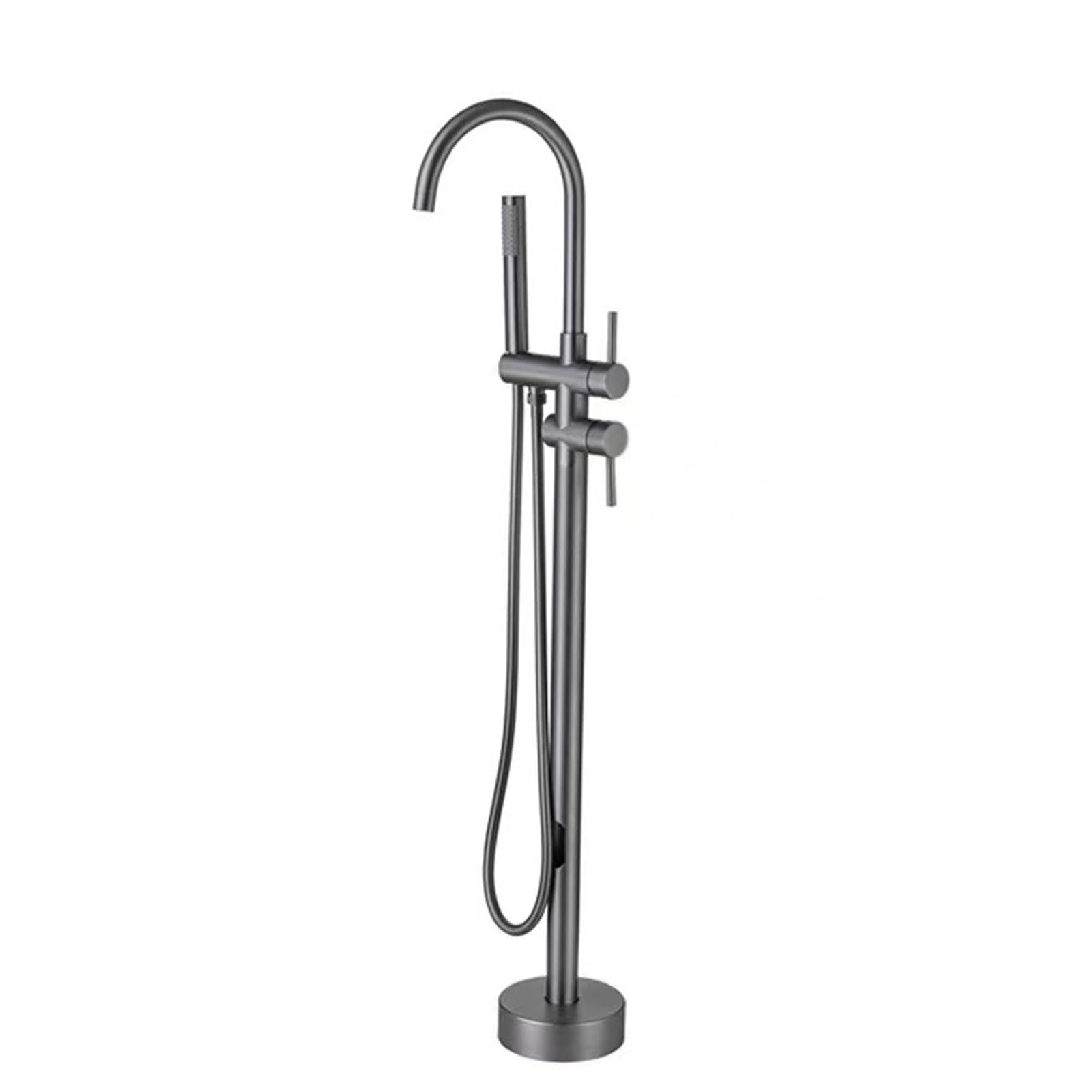 Robinet de douche sur pied eau chaude et froide pour moment détente en baignoire