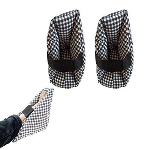 Funda protectora para talón, funda de corrección de pies, funda suave y reconfortante con relleno de microfibra para aliviar la presión de úlceras y úlceras