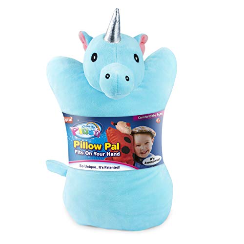 Image of Cloudz Plush On Hand Kids Travel Pillow Pal - Unicorn