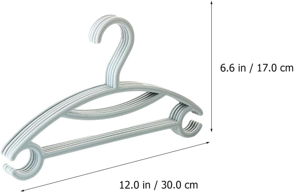 20 Pack Baby Clothes Hangers Non Slip PP Closet Storage